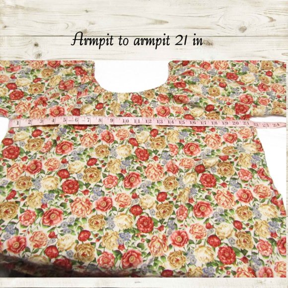 Handmade set of two womens tops size L short sleeve multiclor - Picture 12 of 13